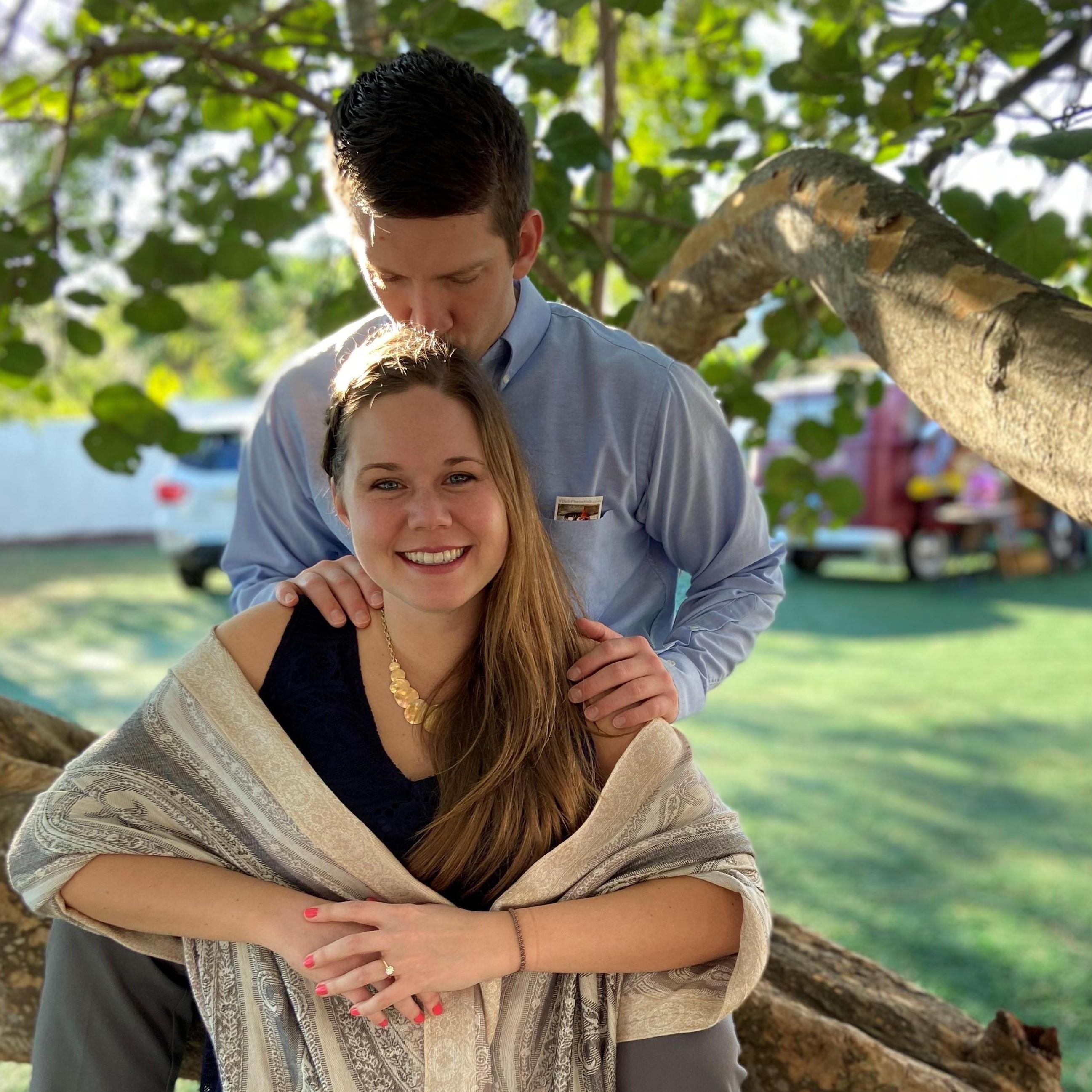 Celebrating at a beautiful family wedding in Florida.