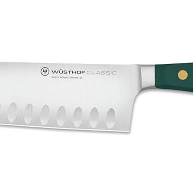 WÜSTHOF Classic Fresh Rosemary 7" Hollow-Edge Santoku