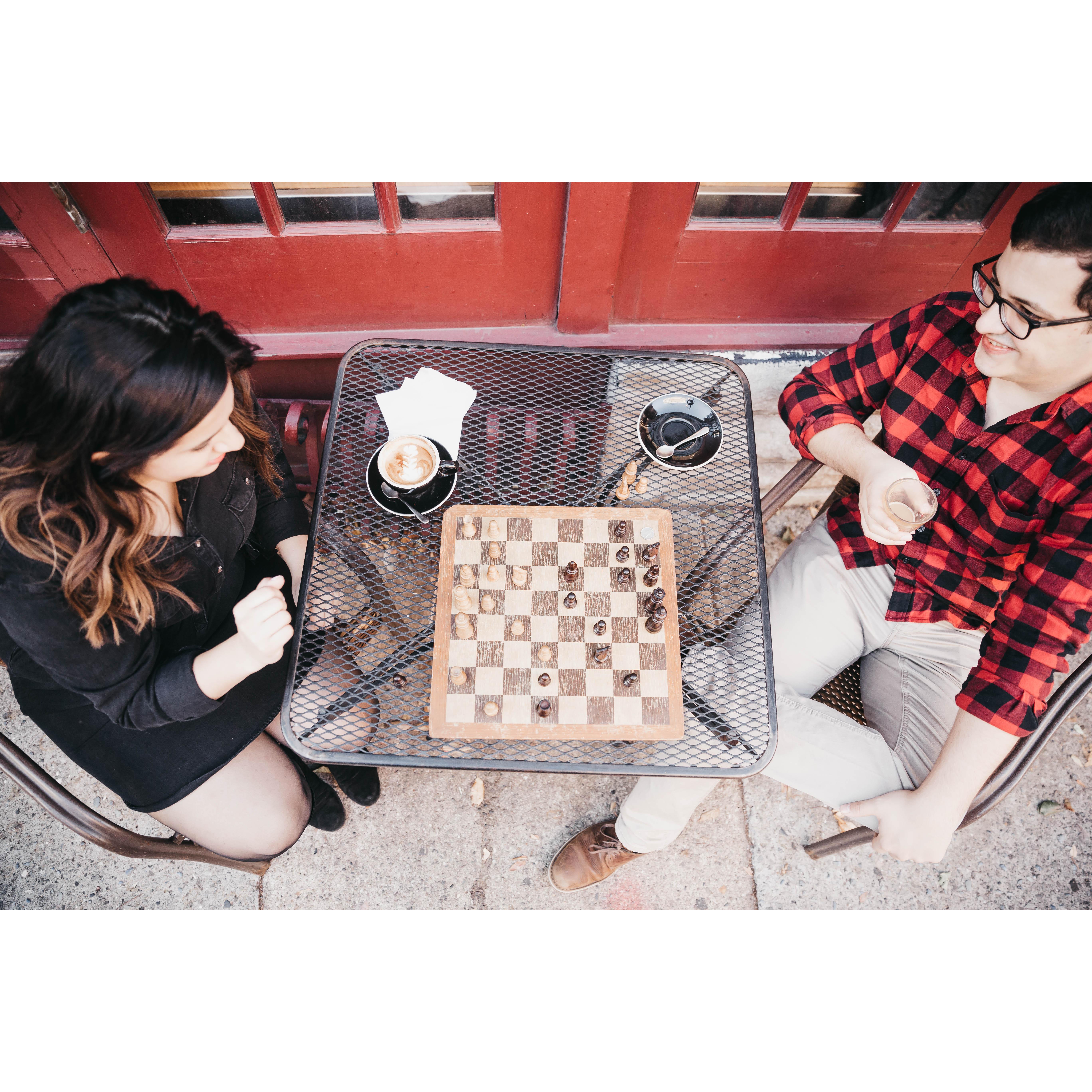 Revisiting our first date spot.