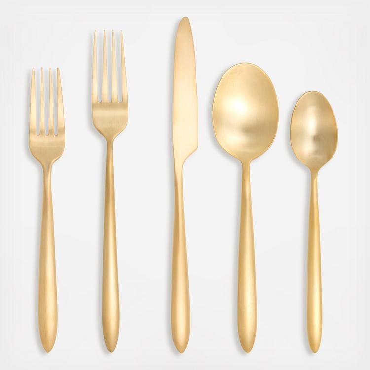 Fortessa, Velo Brushed 20-Piece Flatware Set, Service for 4 | Zola