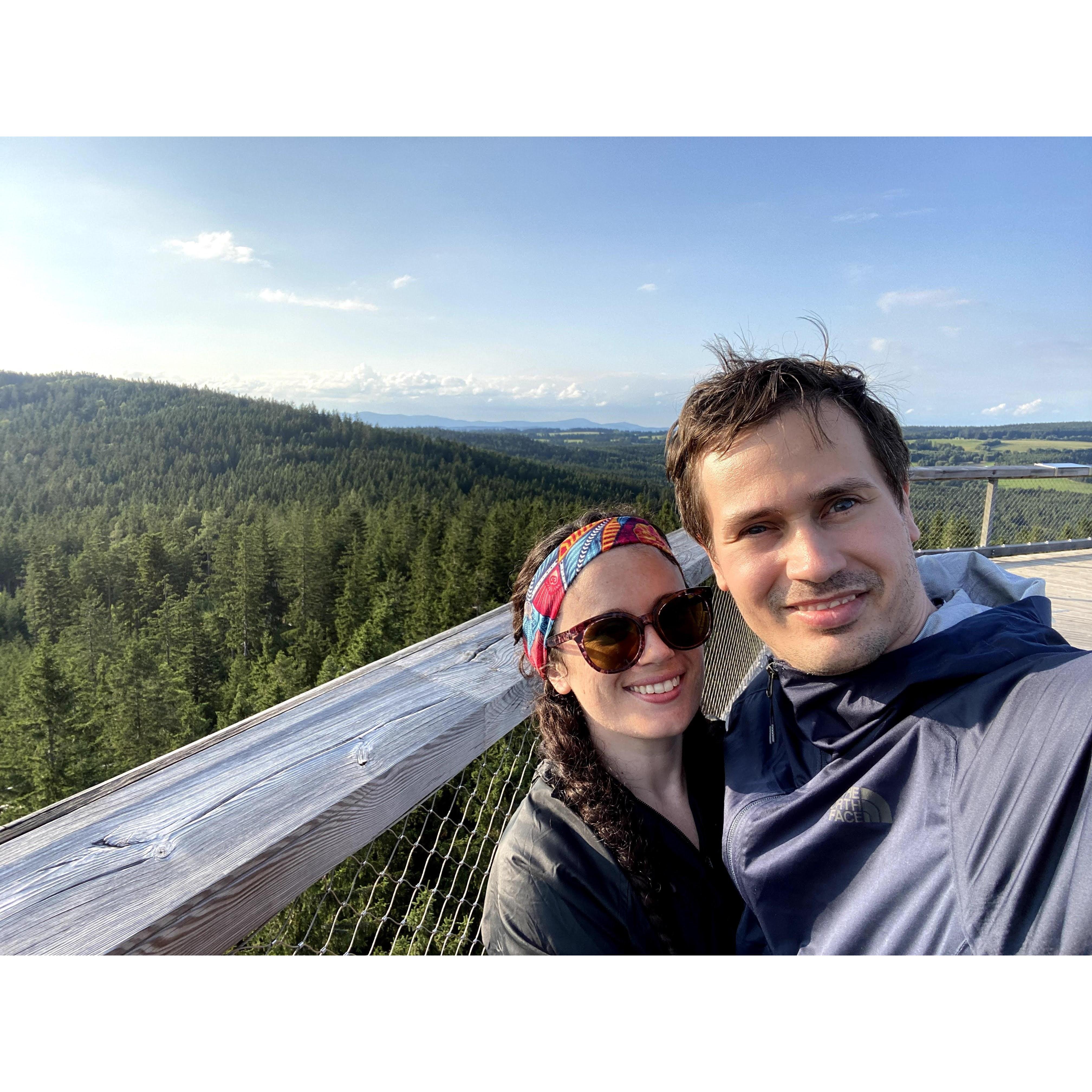 Hiking in the Czech Republic, Summer 2021.