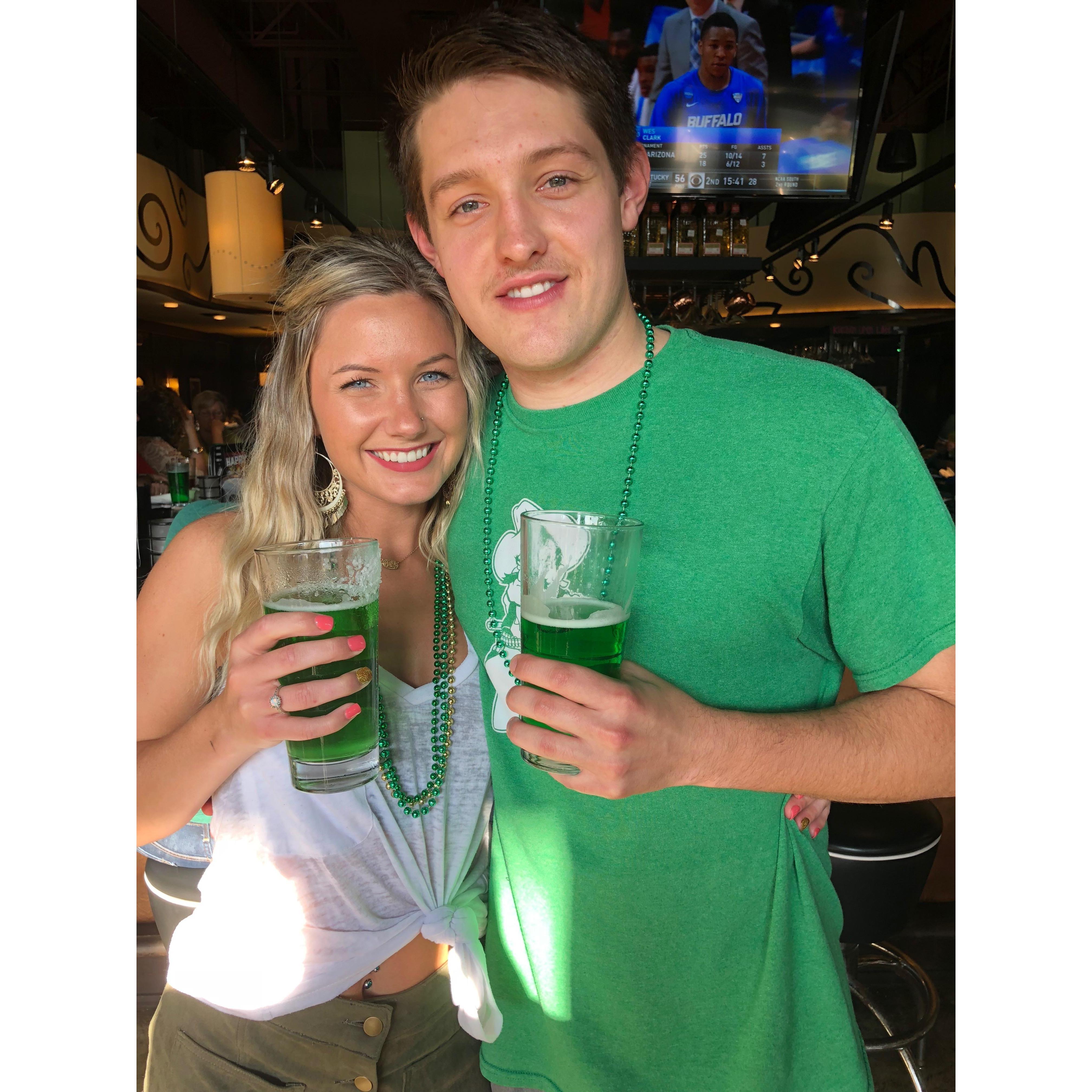 We love St. Patricks Day & Green Beer!