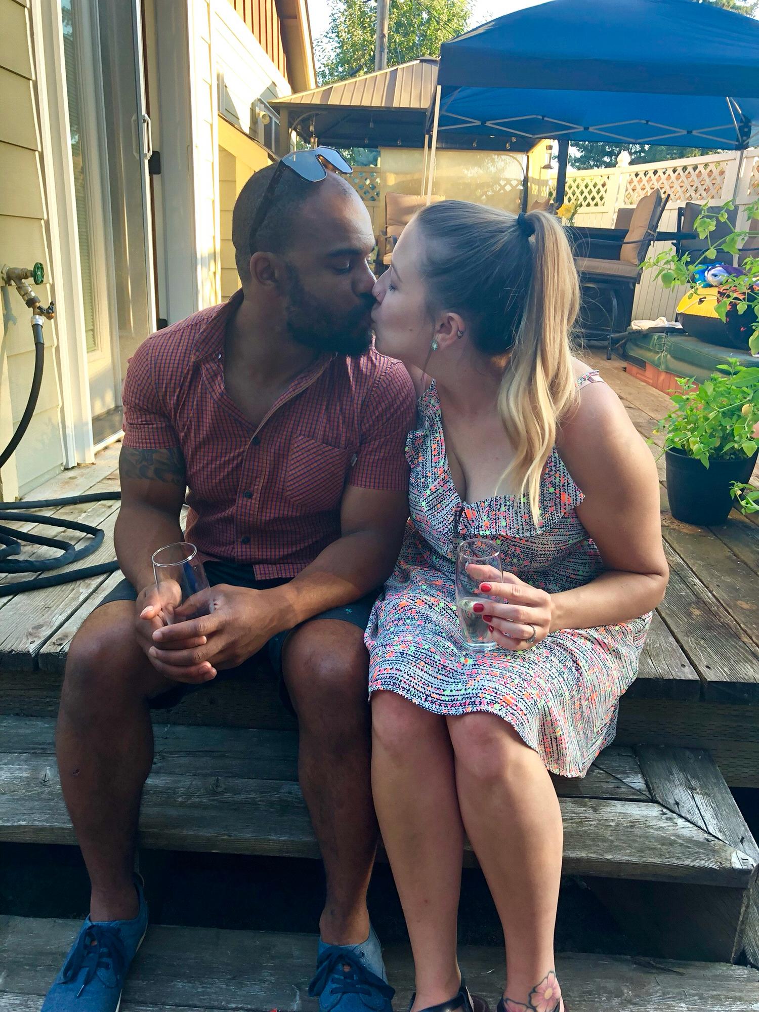Celebrating our engagement!