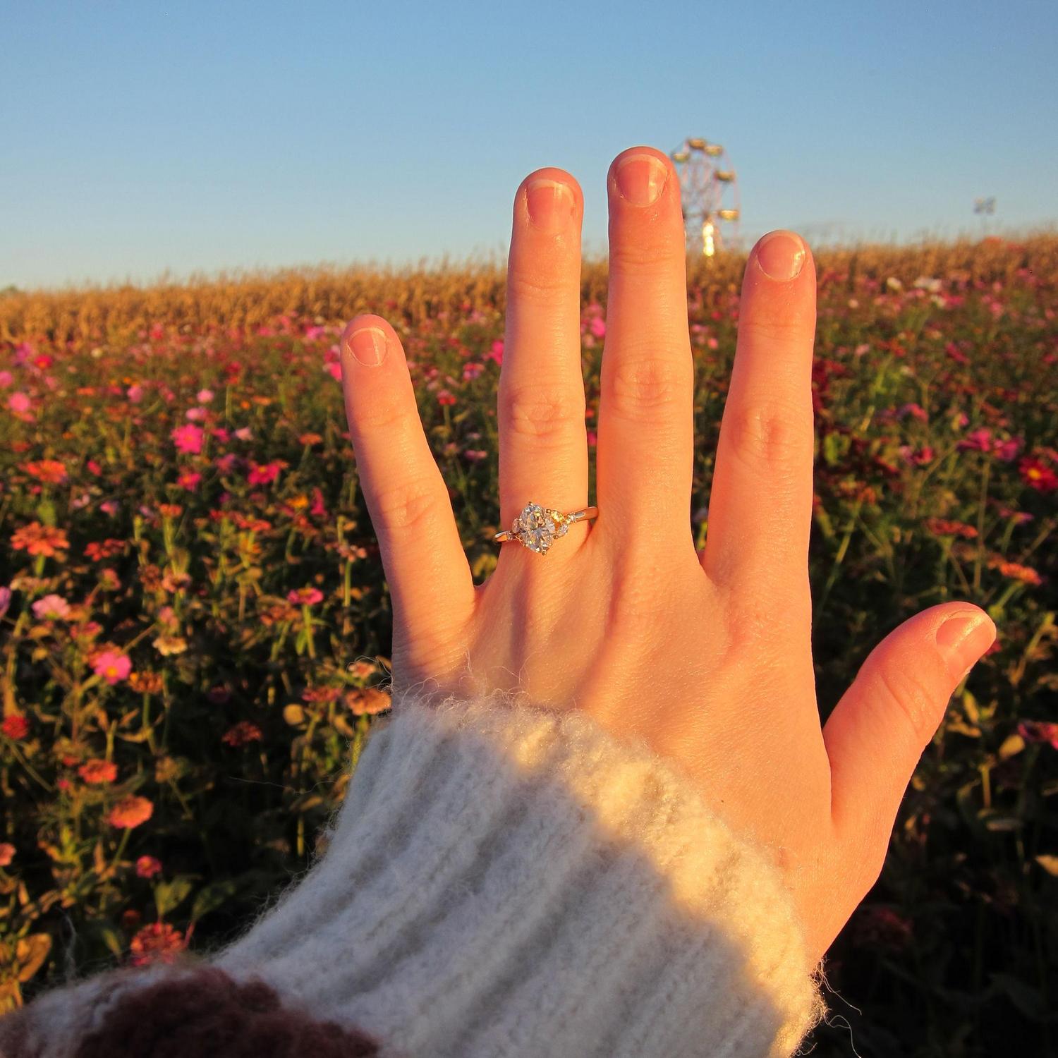 Just admiring the ring!