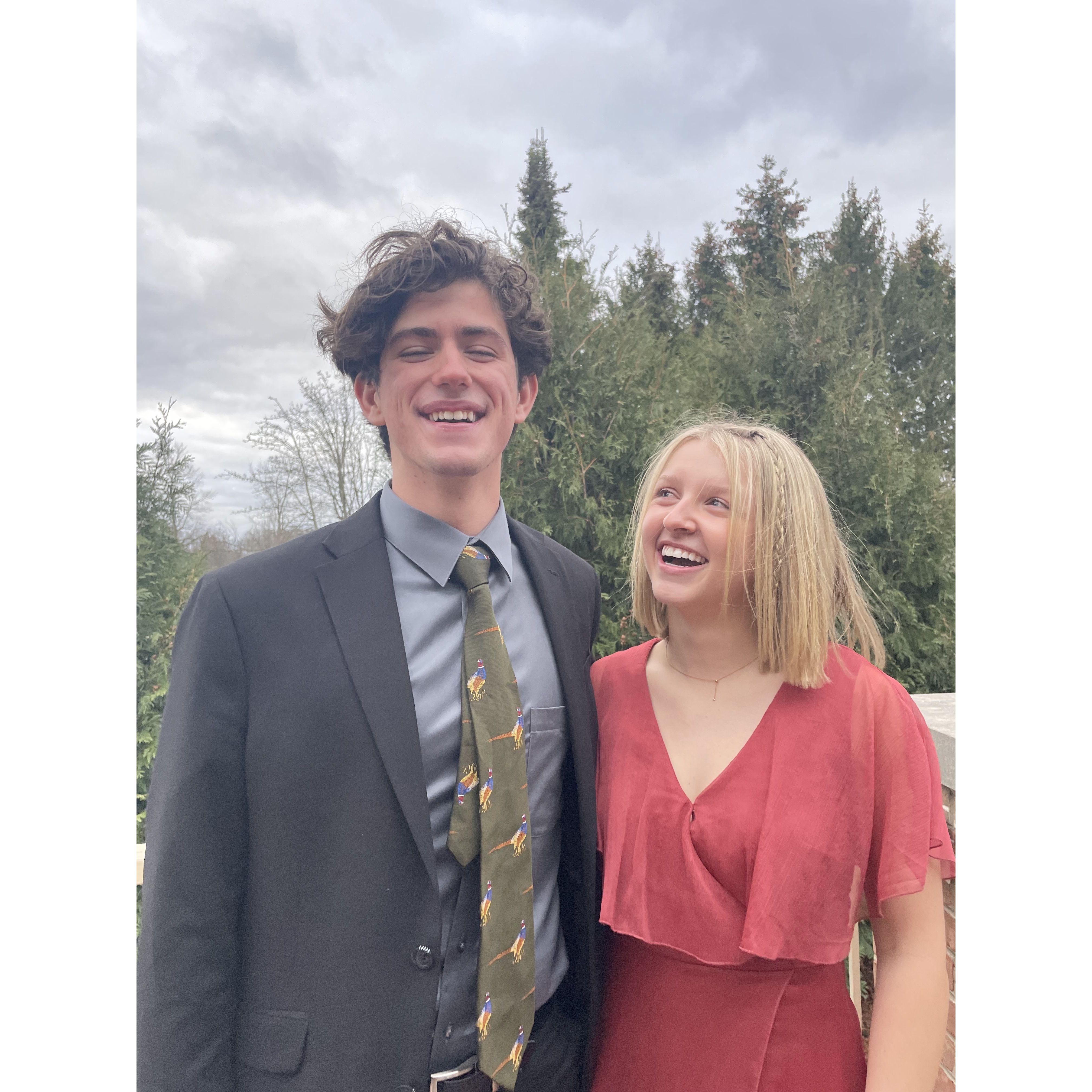 Freshman Year of college Spring. First time meeting one another. What started it all!