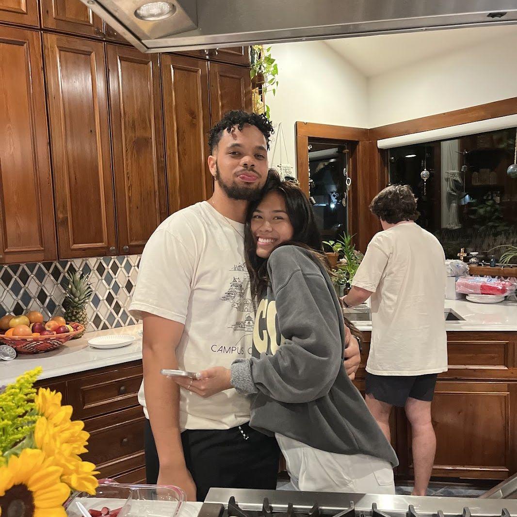 At the LaRavia's house–Brenen and Alexia love the LaRavia's very much!