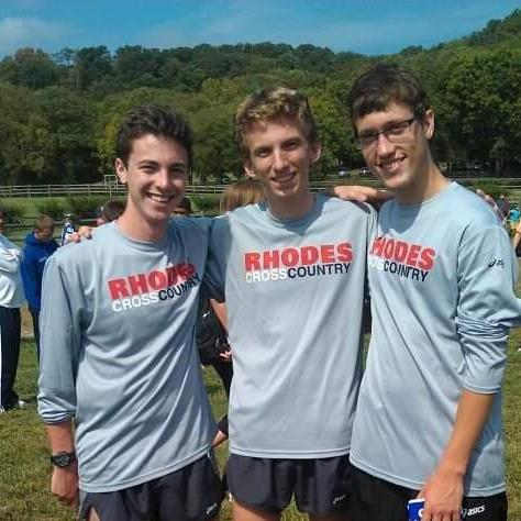 Noah, Micah, and Sam - Rhodes College Cross Country meet | 2011