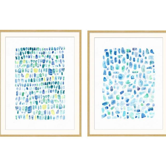 Seaglass Prints, Set of 2