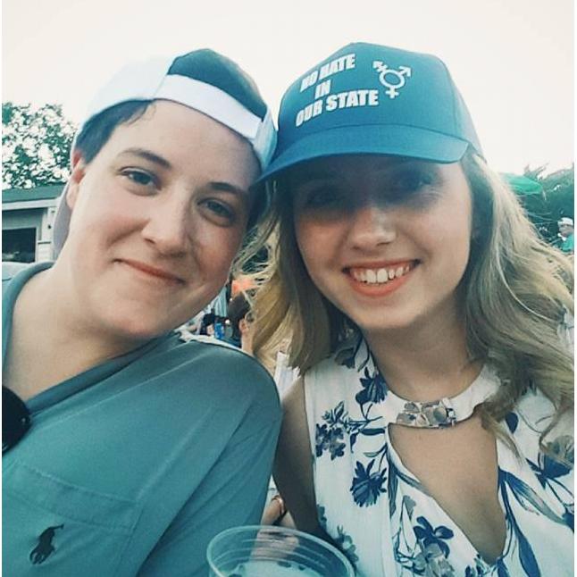 At a Dixie Chicks concert in Charlotte