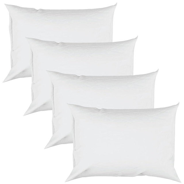 Bamboo Bay Cooling Bamboo Pillowcase 4 Piece Set - Organic 100% Viscose from Bamboo Pillow Cases -Soft, Cool, and Breathable - Premium Envelope Pocket - 20x40 inches (King Size, White)