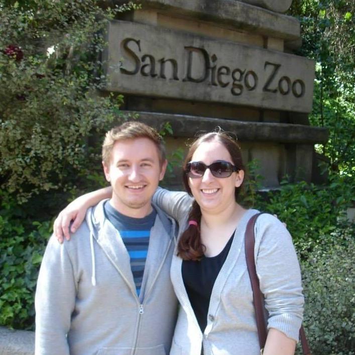 Sarah and Macenzie at the San Diego Zoo