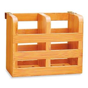 Bamboo 2-Compartment Utensil Caddy