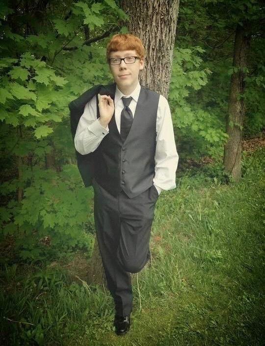 One of the only other times he has wore a tux