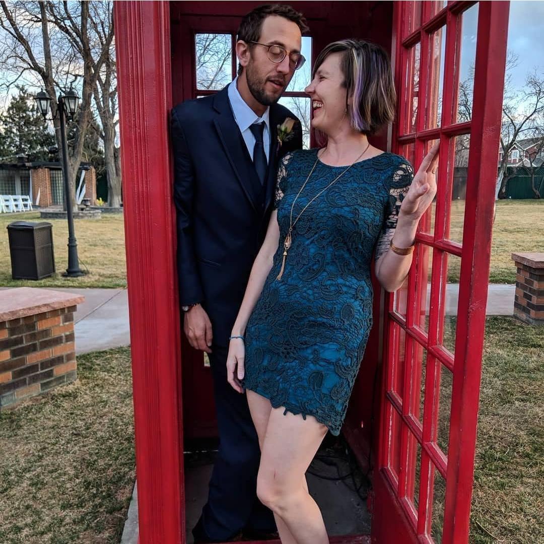 Our first time as wedding guests together. <3