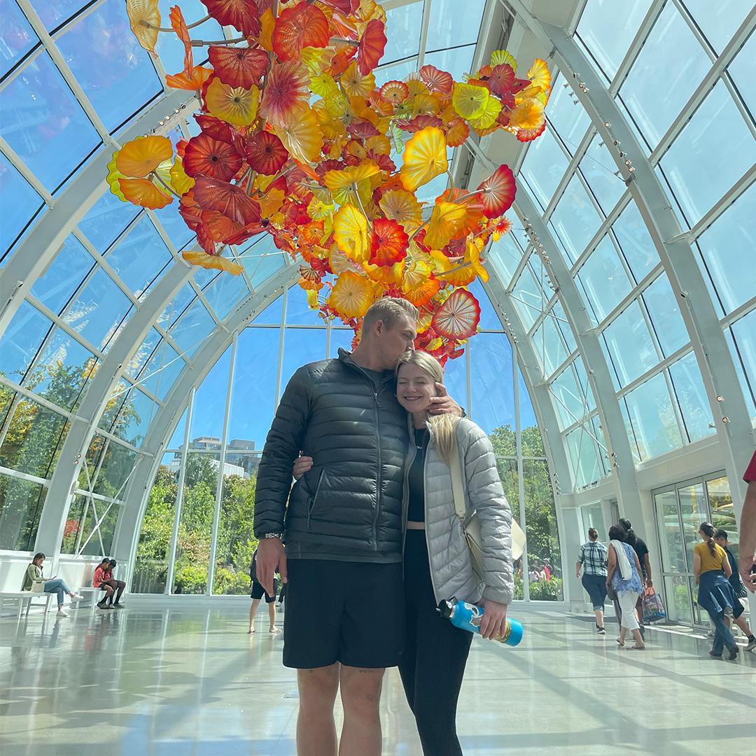 Chihuly Glass museum in Seattle- took Jonathan to see my hometown. :)