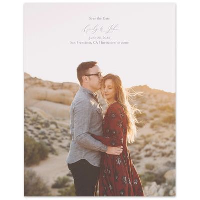 Blue Wedding Digital Save the Date - Beale Photo