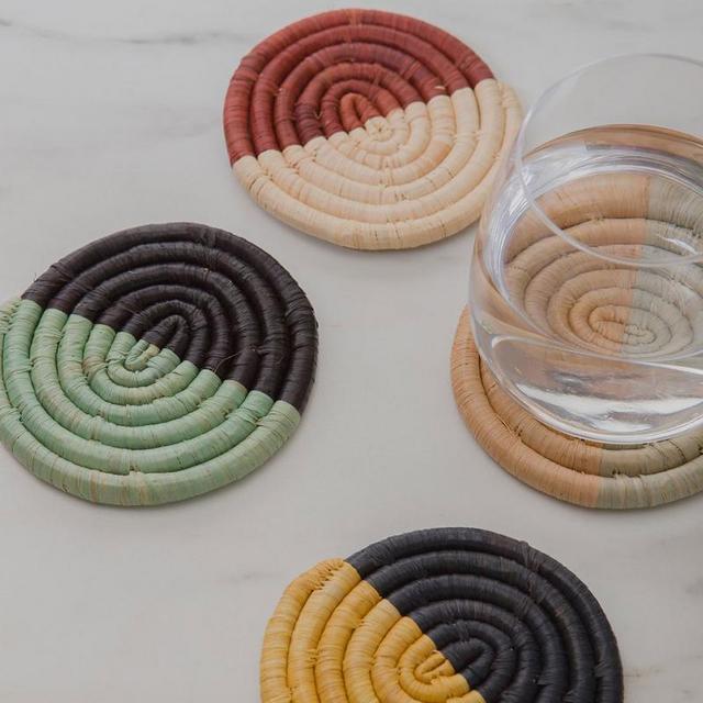 Colorblock Coasters