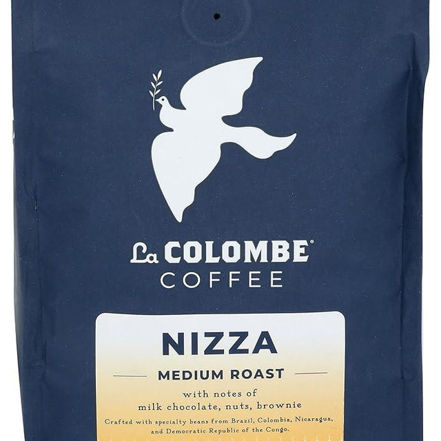 La Colombe Nizza Medium Roast Whole Bean Coffee - Notes of Milk Chocolate, Nuts & Brownie with Honey-Sweet Roasted Nuttiness, 24 Ounce (Pack of 1)