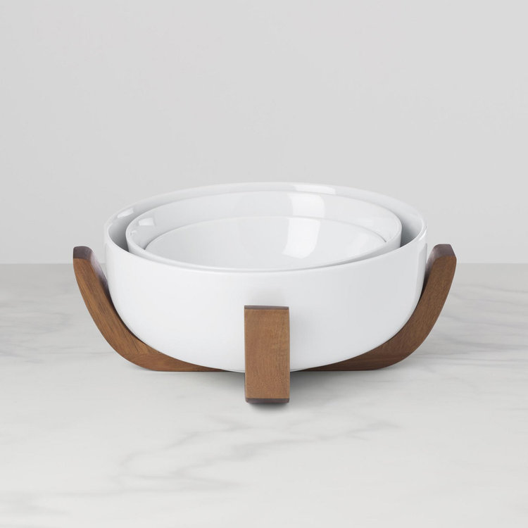 Oneida, 24 Seven Colors 4-Piece Nesting Bowl Set | Zola