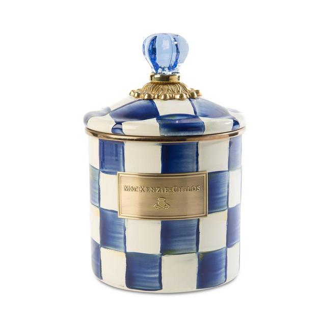 MacKenzie-Childs Royal Check Canister - Small