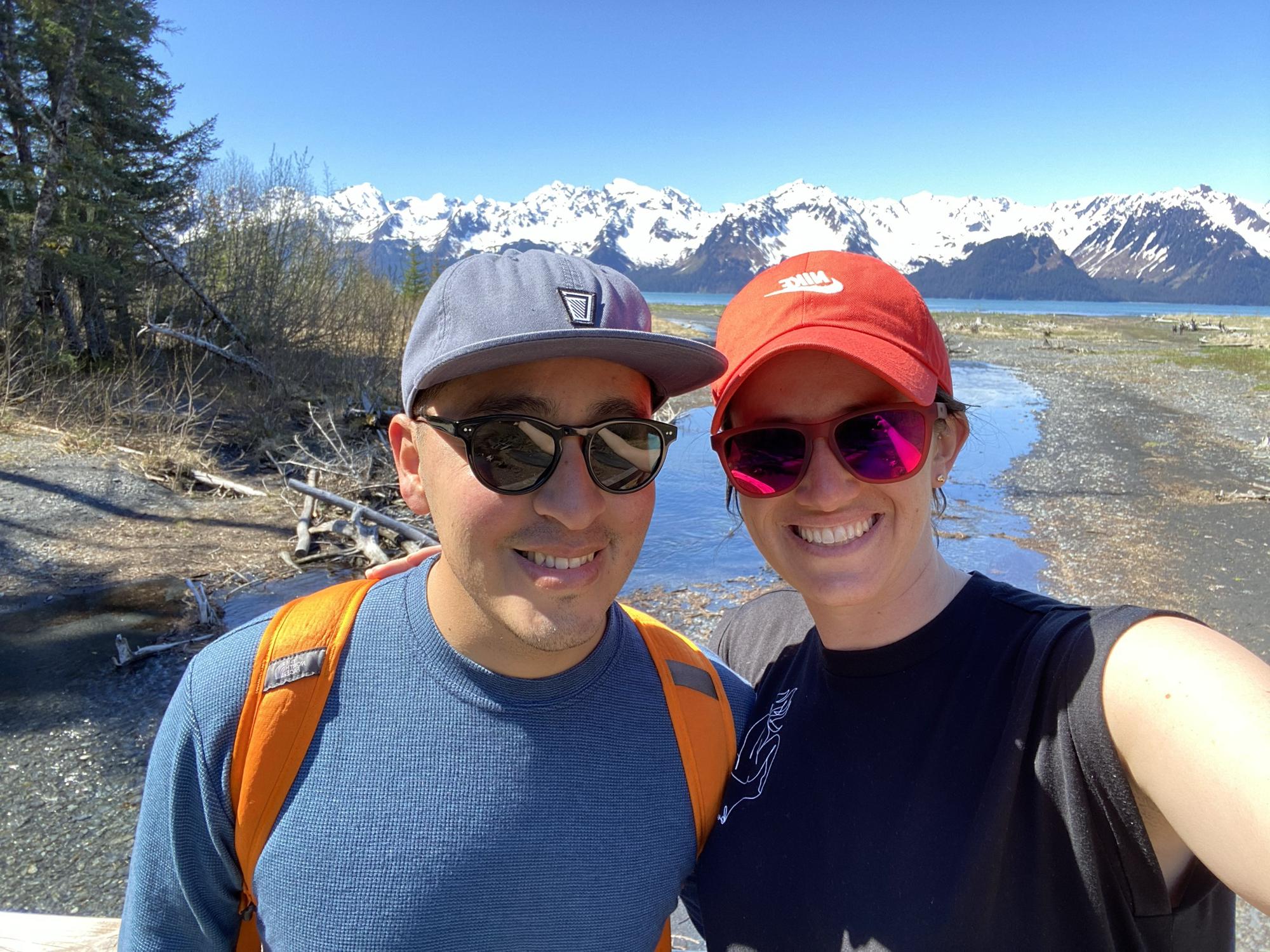 Hiking in Seward, AK.