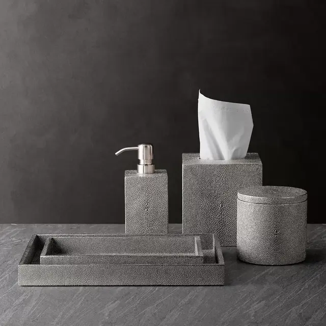 Shagreen Bath Accessories