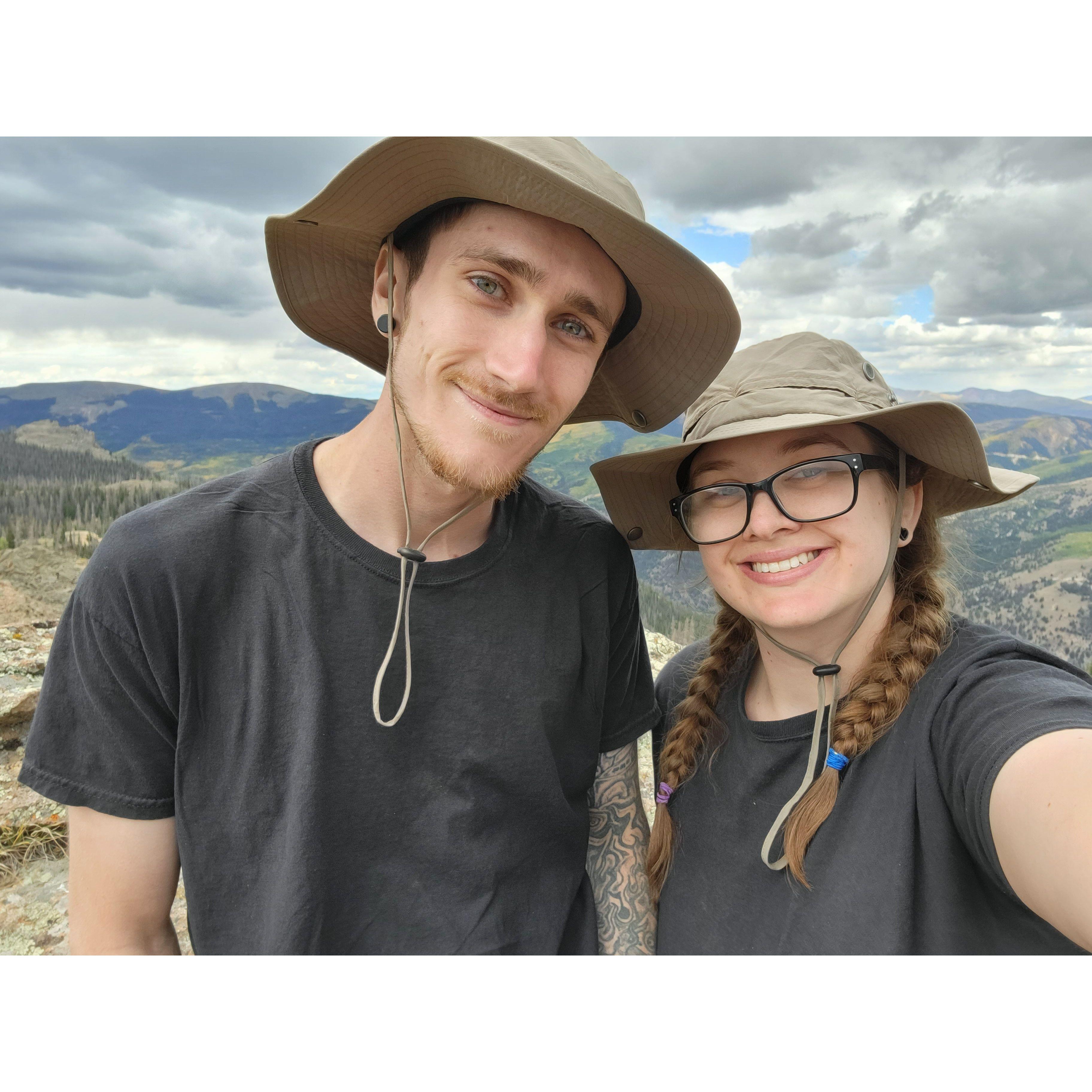 A picture at the top of the highest point in Colorado!