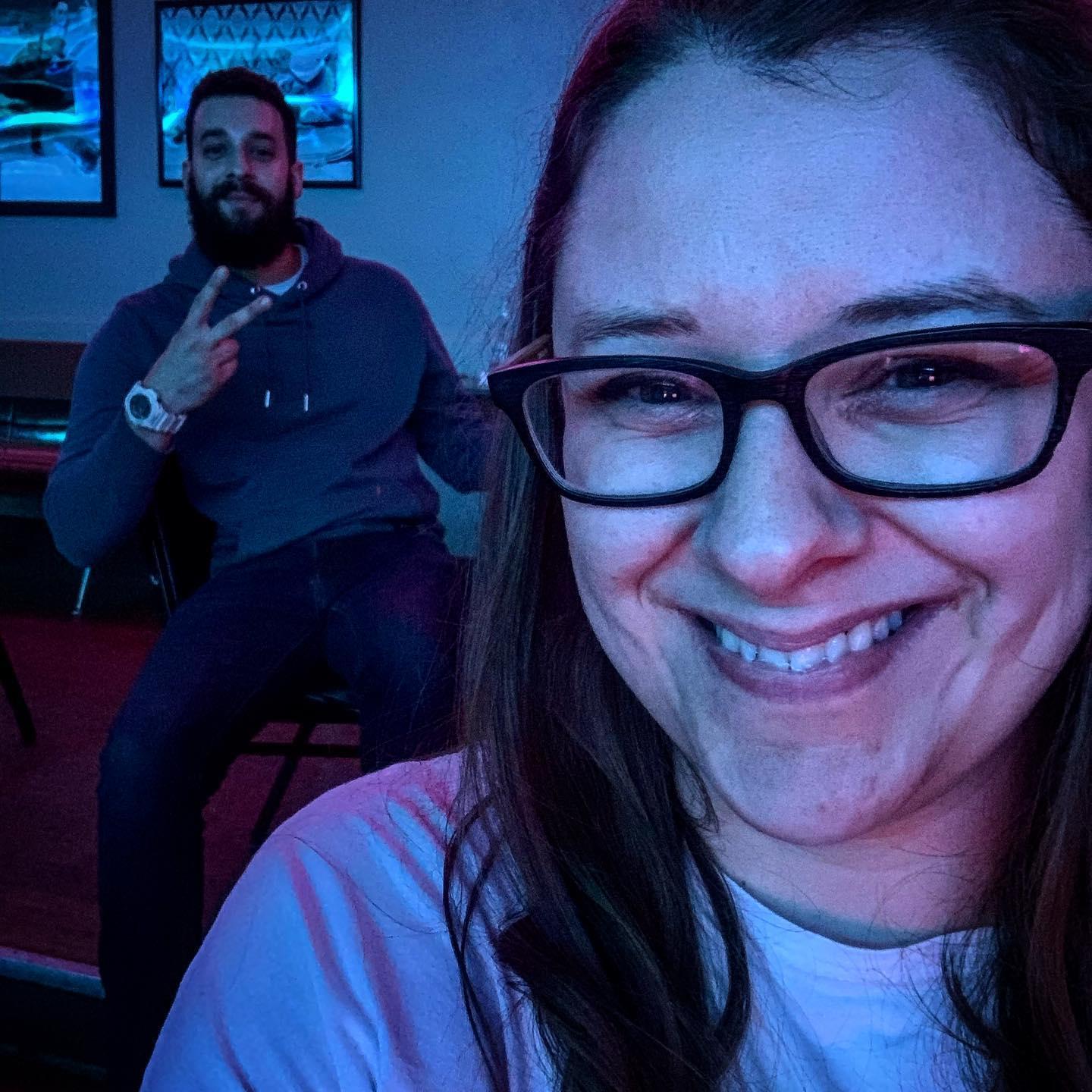 First major post-Covid outing - went bowling with some work friends.