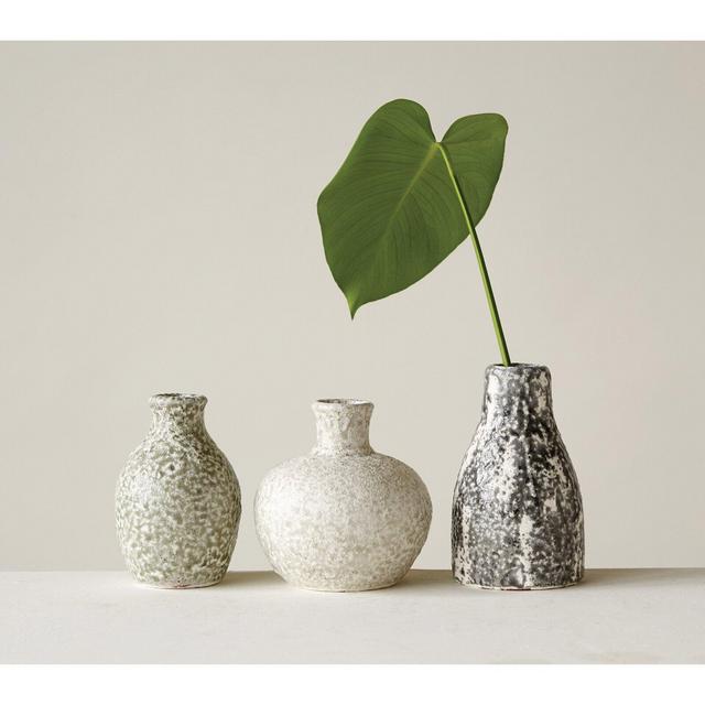 3 Piece Terracotta Table Vase Set
