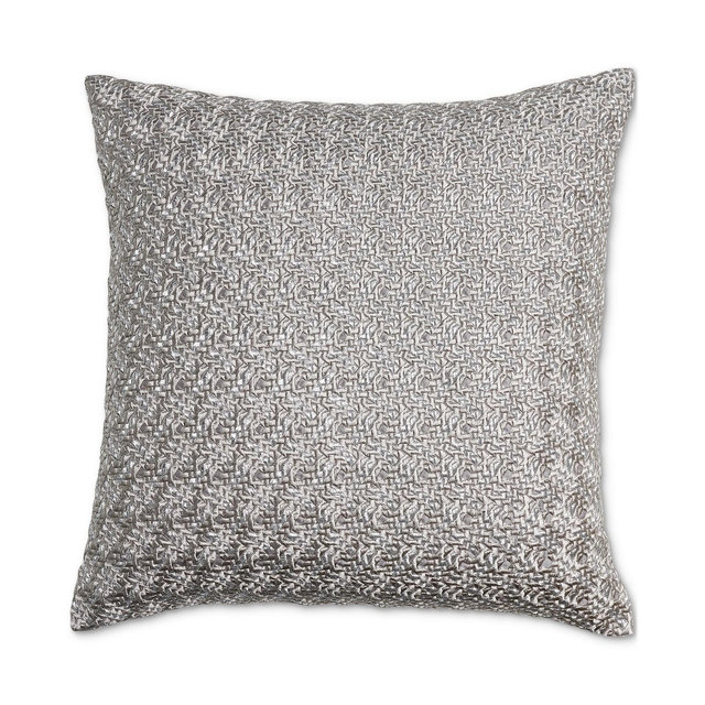 Hotel Collection Textured Embroidery Decorative Pillow, 20" x 20", Exclusively at Macy's