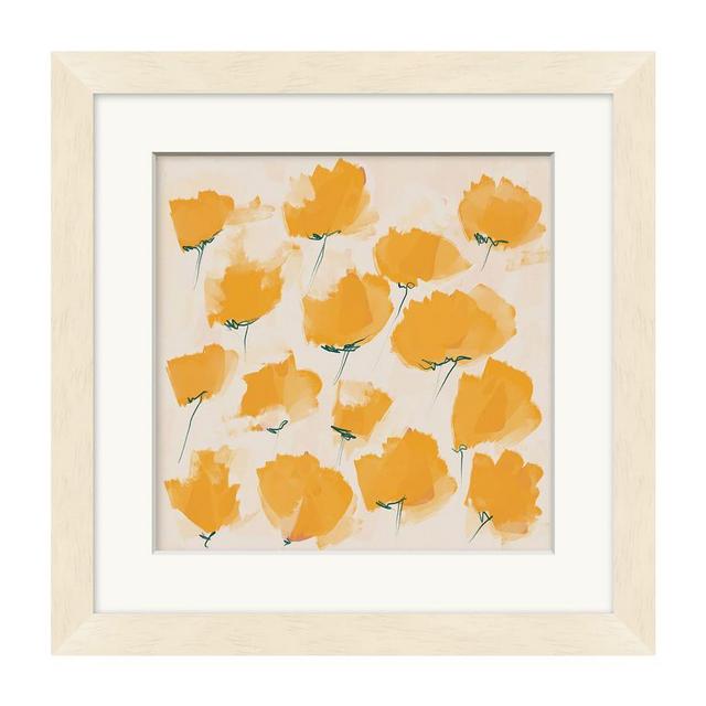 Golden Floral Bunch by Morgan Harper Nichols, 18x18, Ivory
