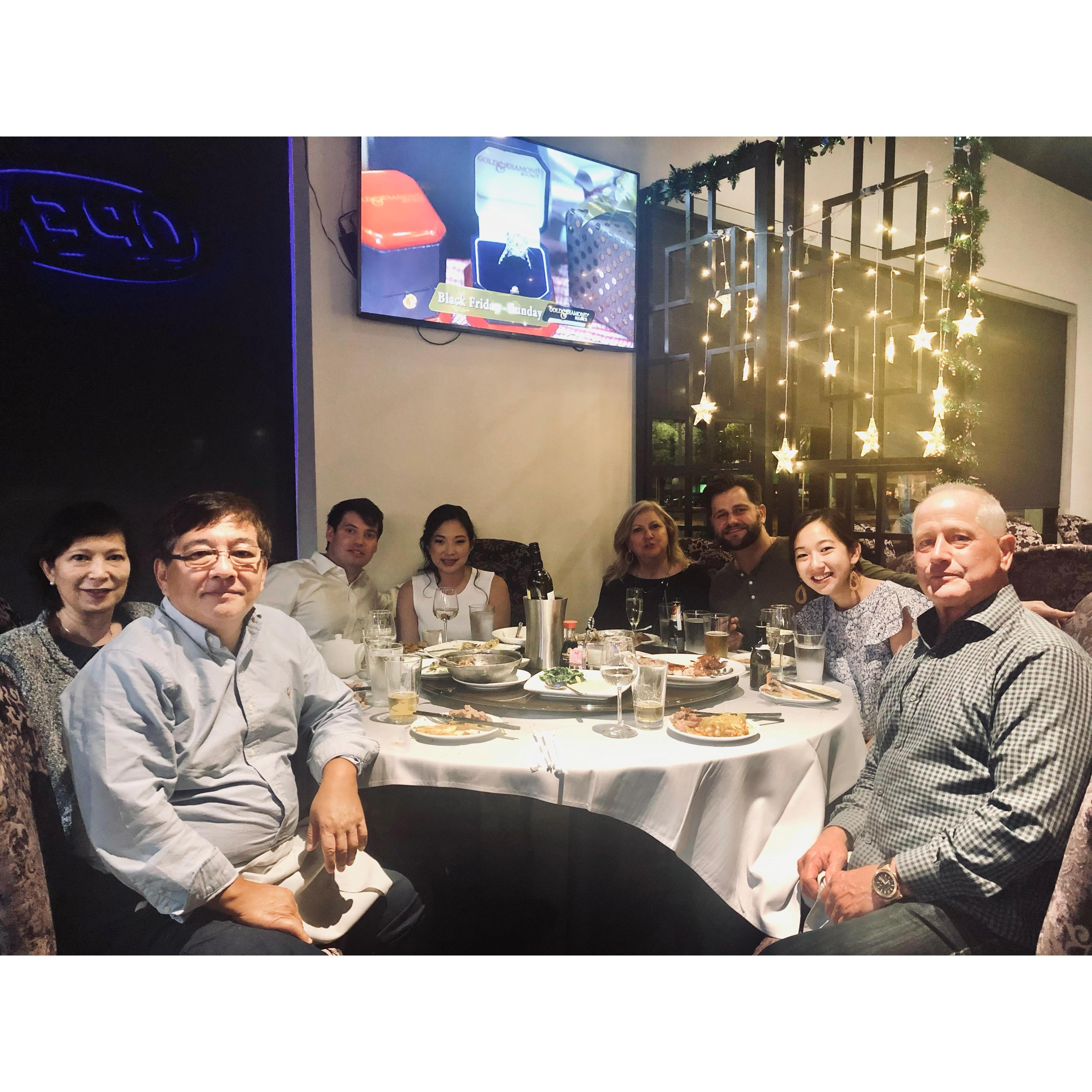 Changbrights eat Chinese food together!