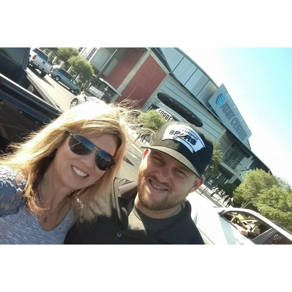 Spurs game in San Antonio 2017.