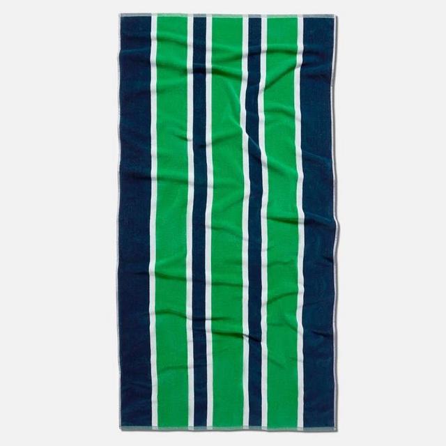Boardwalk Beach Towel in Striped Grass