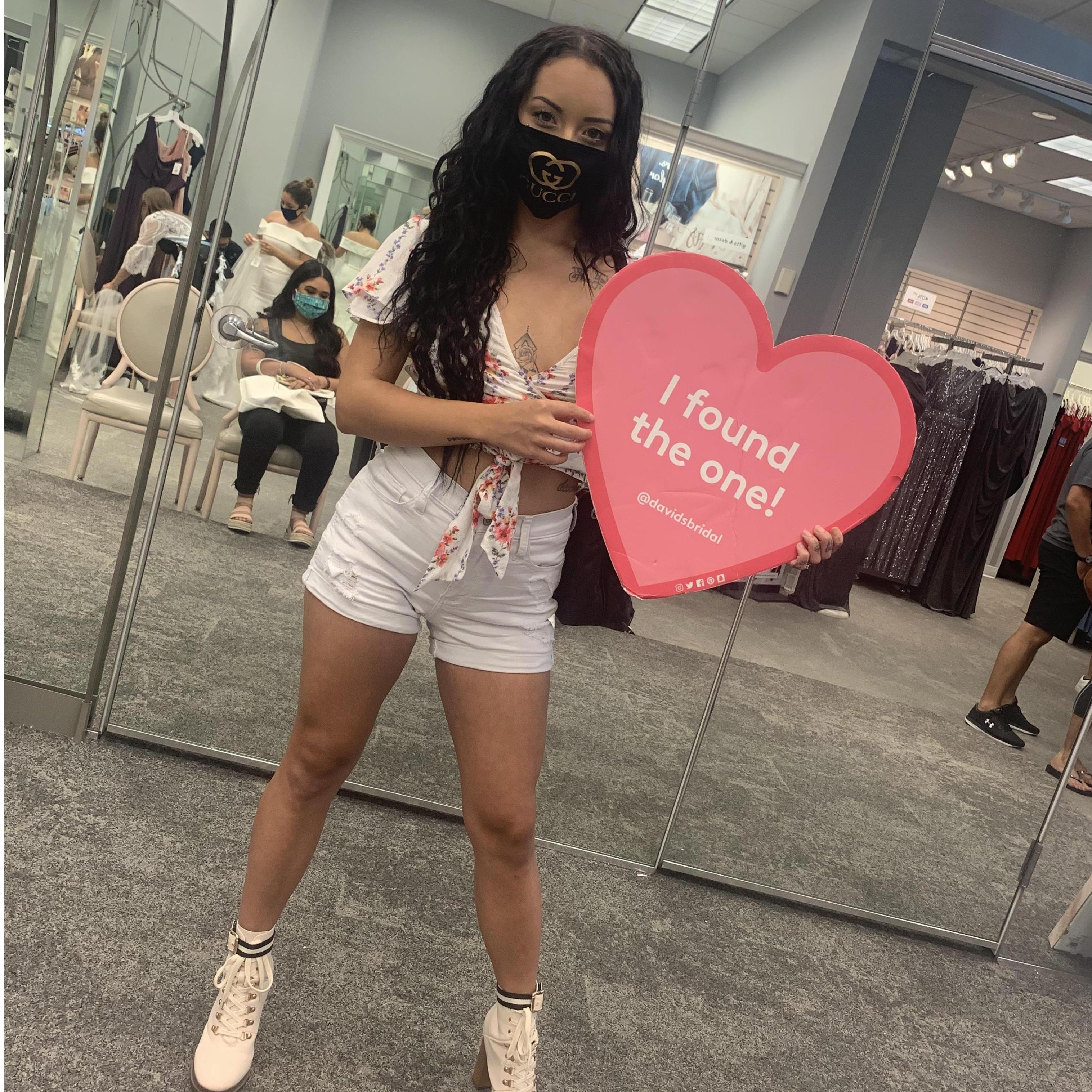 The day I found my dress!