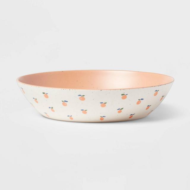 43oz Bamboo and Melamine Peach Dinner Bowl - Threshold™