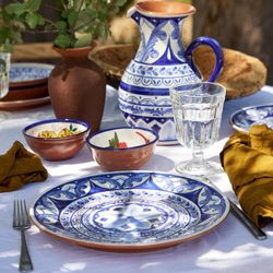 COSTA NOVA, Alentejo Indigo Round Platter | Zola