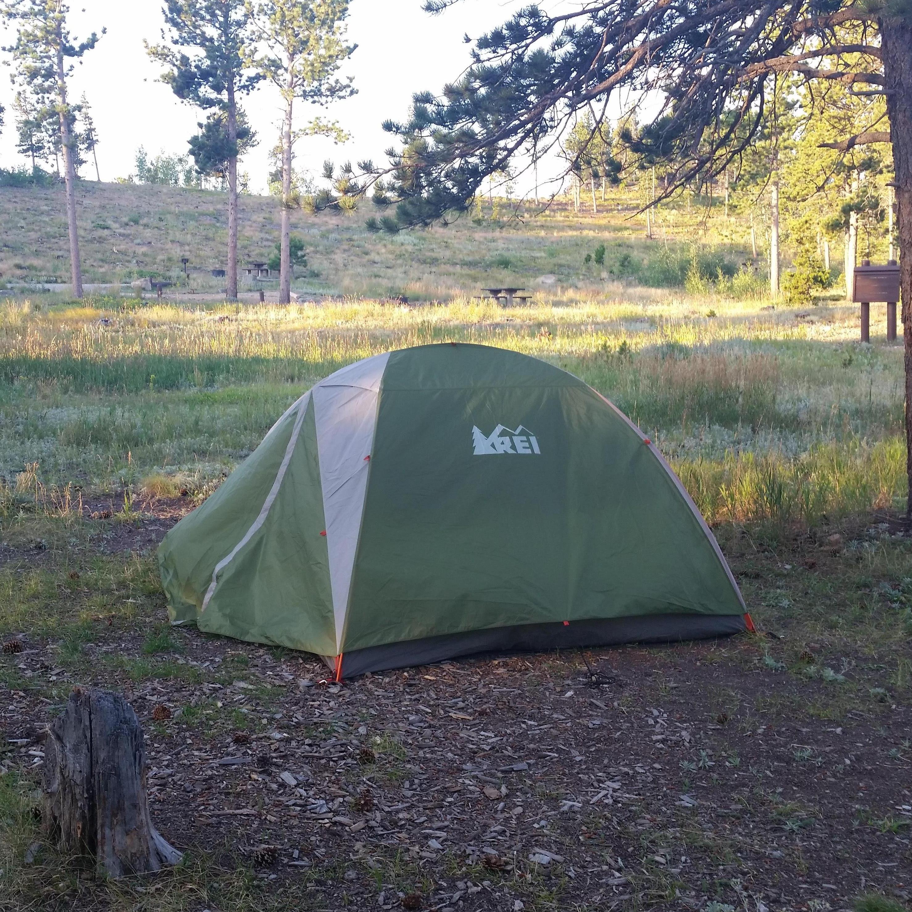 "Home" during our first cross-country trip to Seattle!
