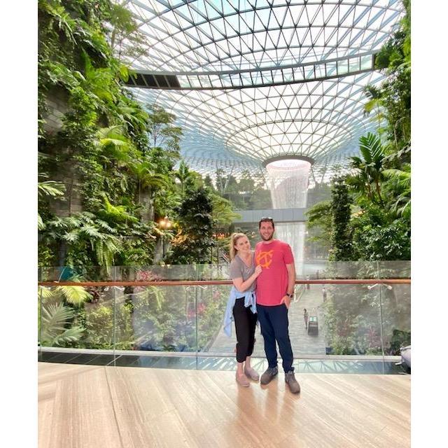 Definitely the prettiest airport we've ever seen! - Changi Jewel, Singapore