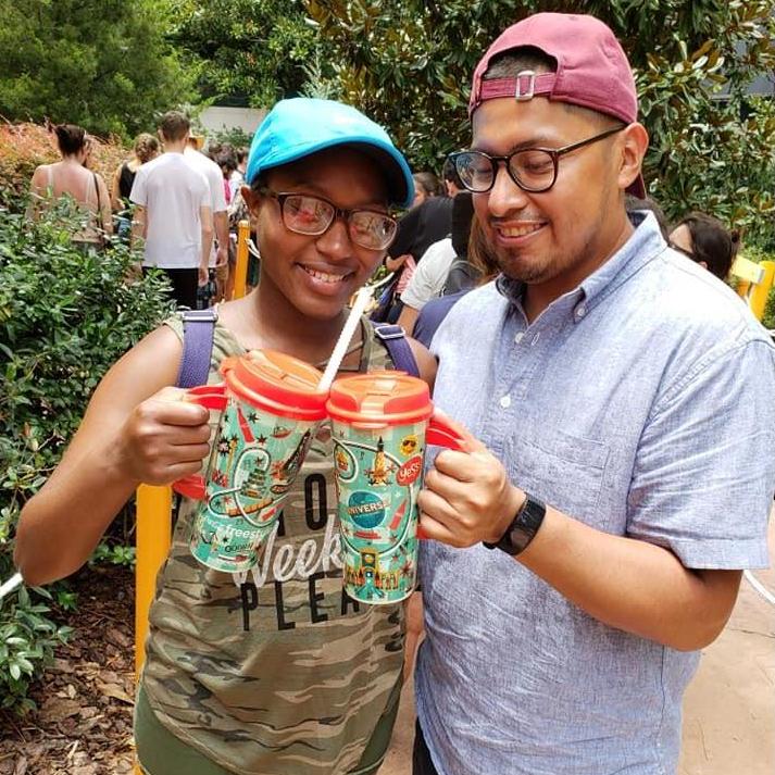 Our first vacation together & Emmanuel's first time on a plane (Orlando, Florida - July, 2018)