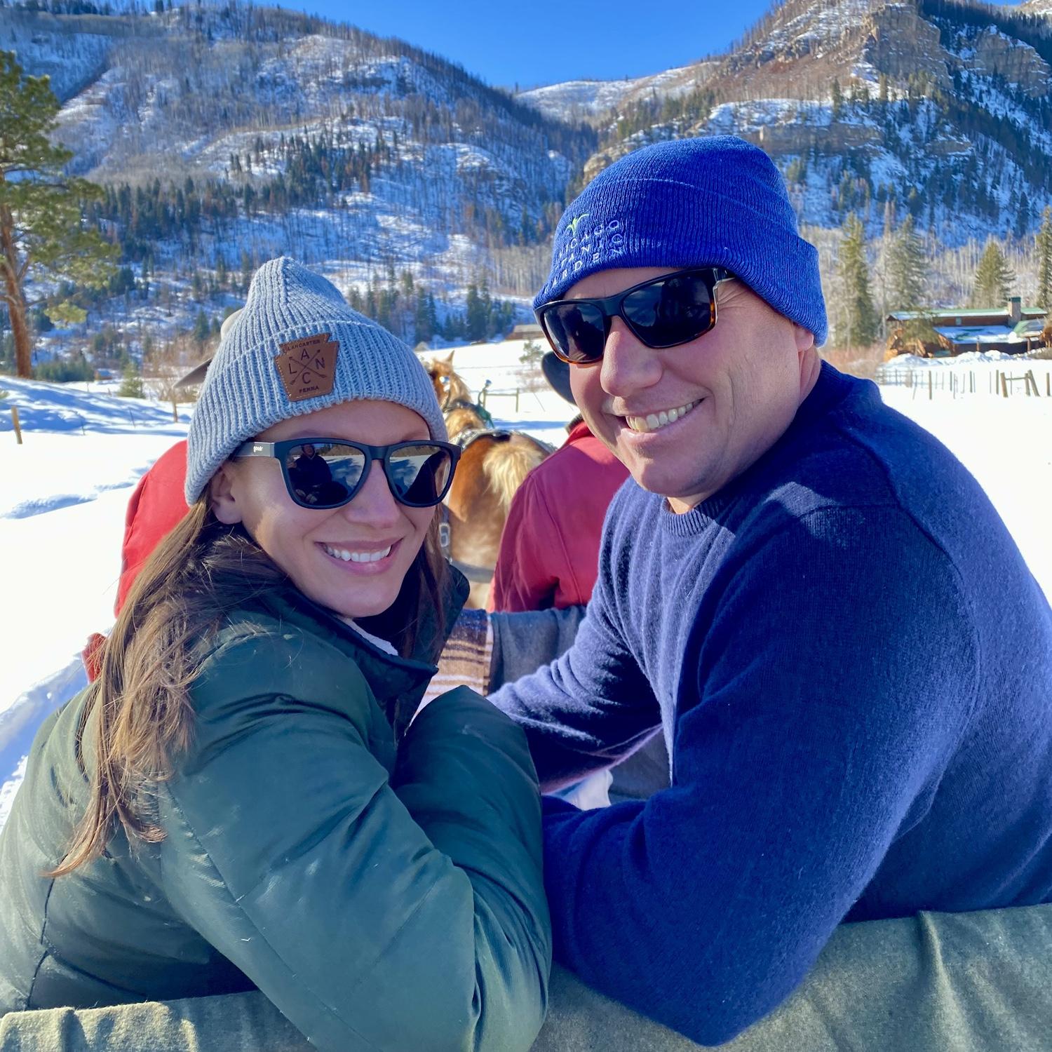 sleigh ride in Durango