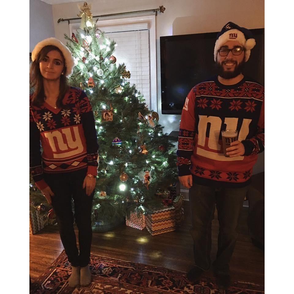 Slowing turning Rachel into a NY Giants fan - December 2016