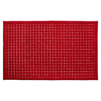 Red Nonskid Kitchen Rug 20"x34" - Room Essentials™