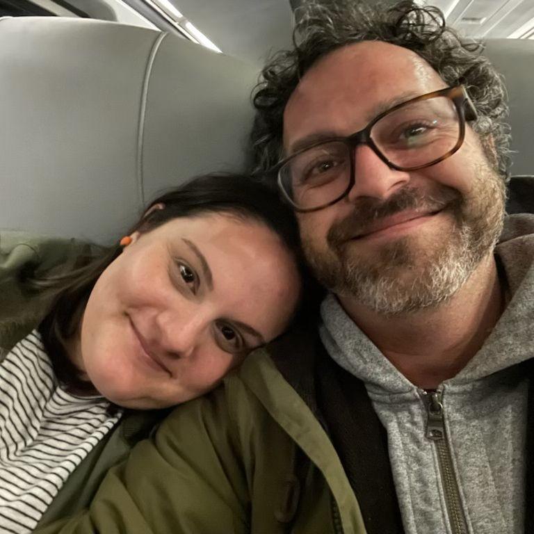 On the way home from one of our first few dates.