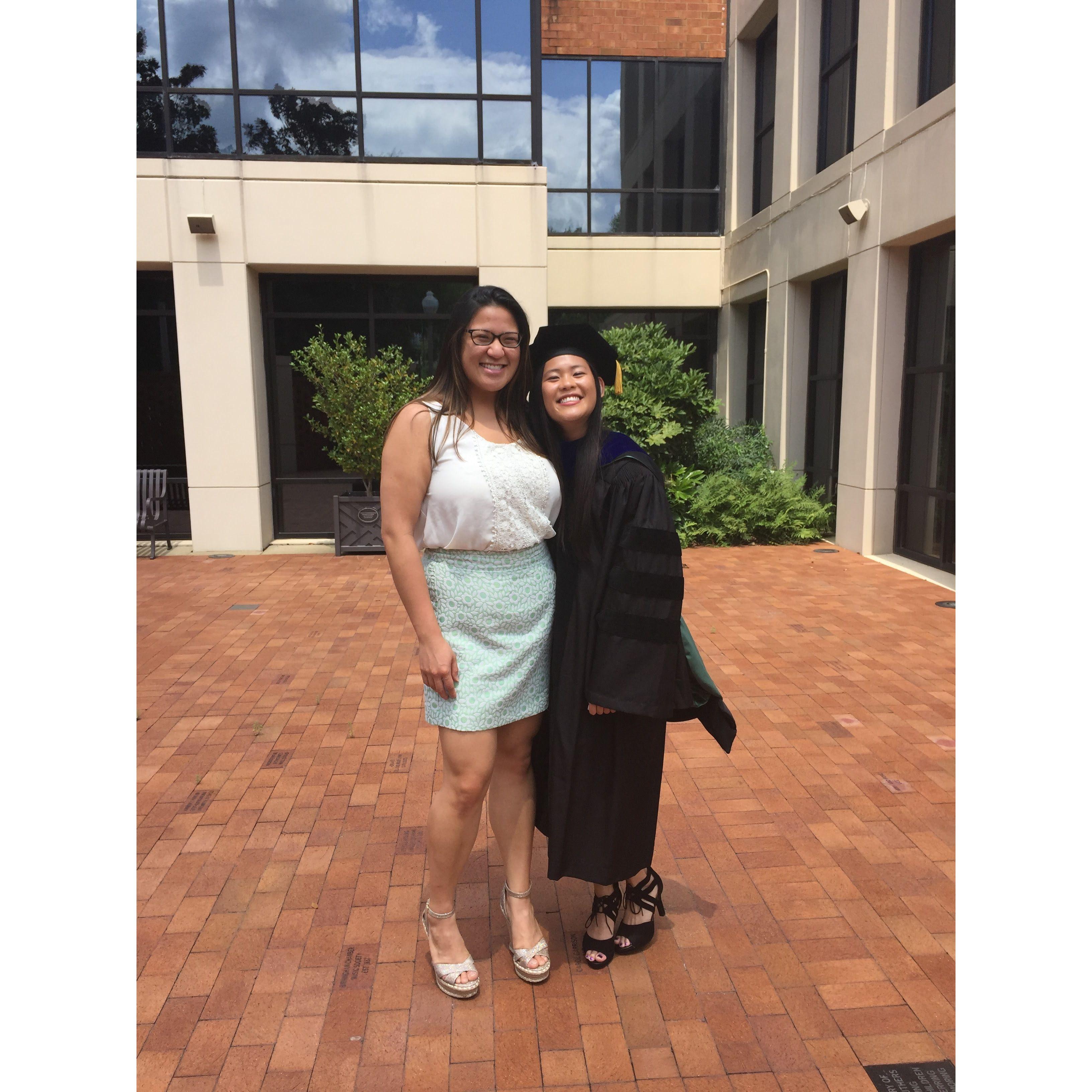 Eva's graduation with PhD and TWO master degrees.