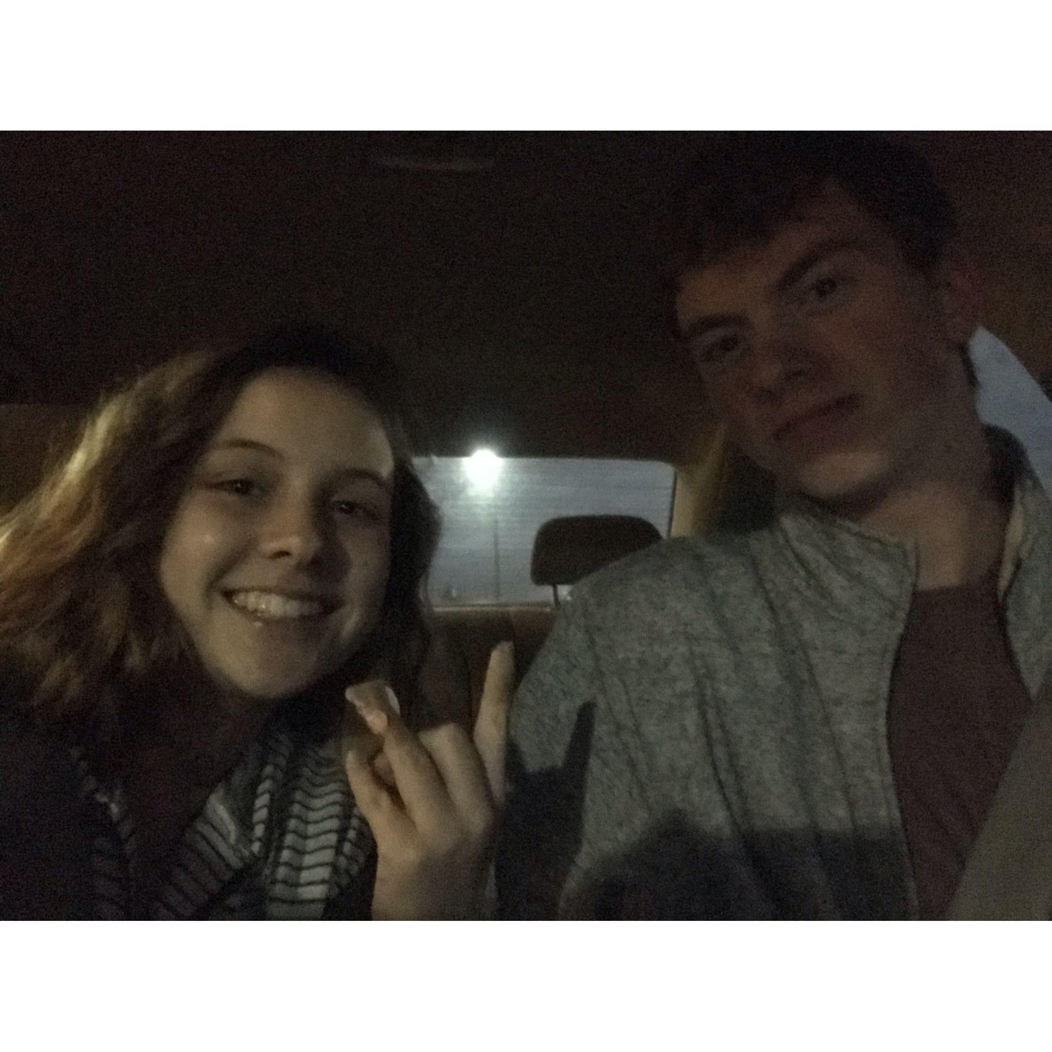 Our first date!