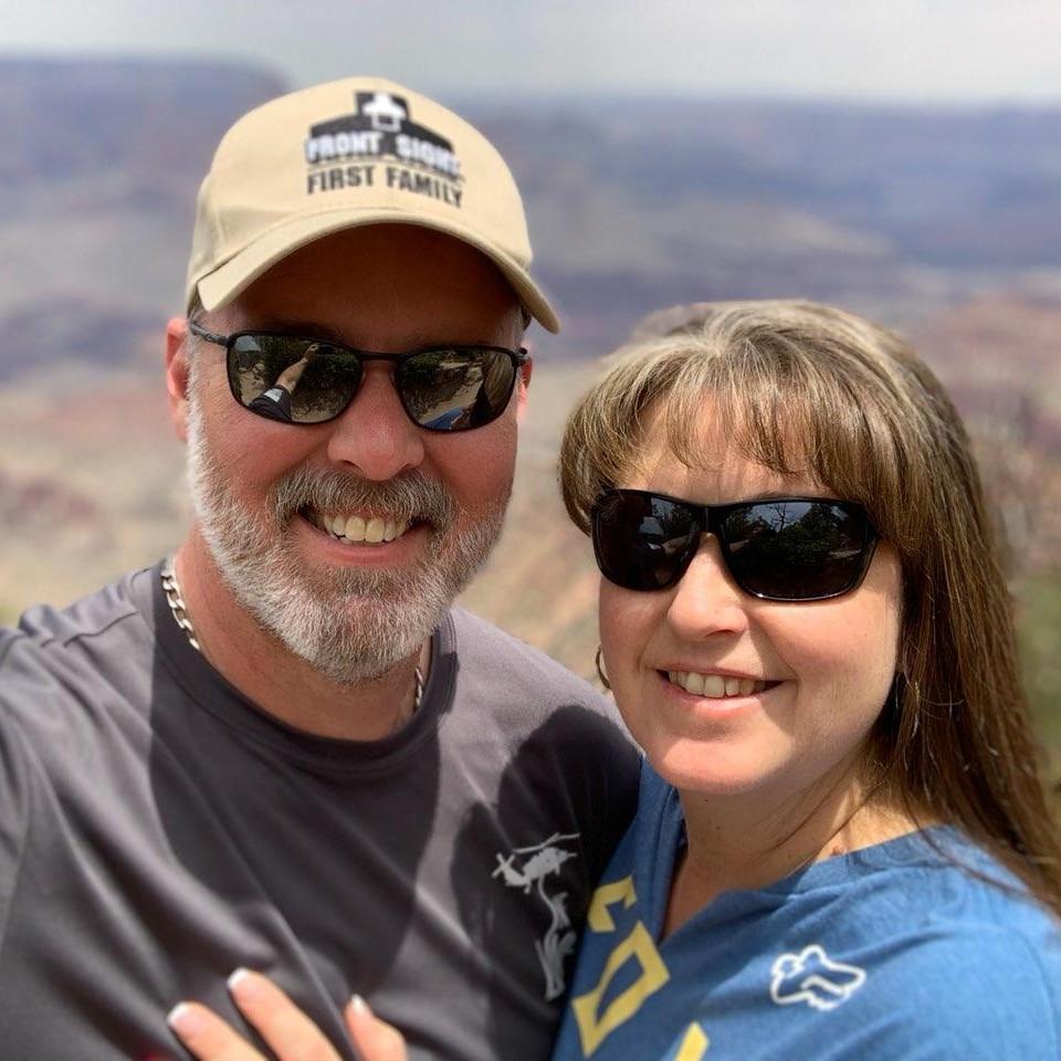 So on our drive back to Texas (23 hr trip) He detoured to take me to the Grand Canyon! I love the little things he does to surprise me!
