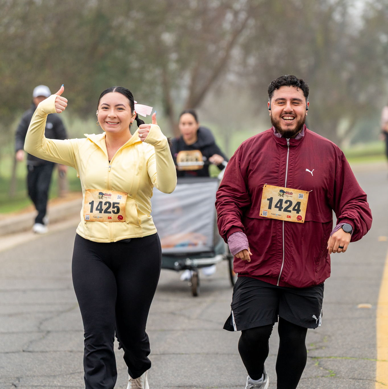 Our 1st 5k run! We did it without stopping i'm so proud of us.
