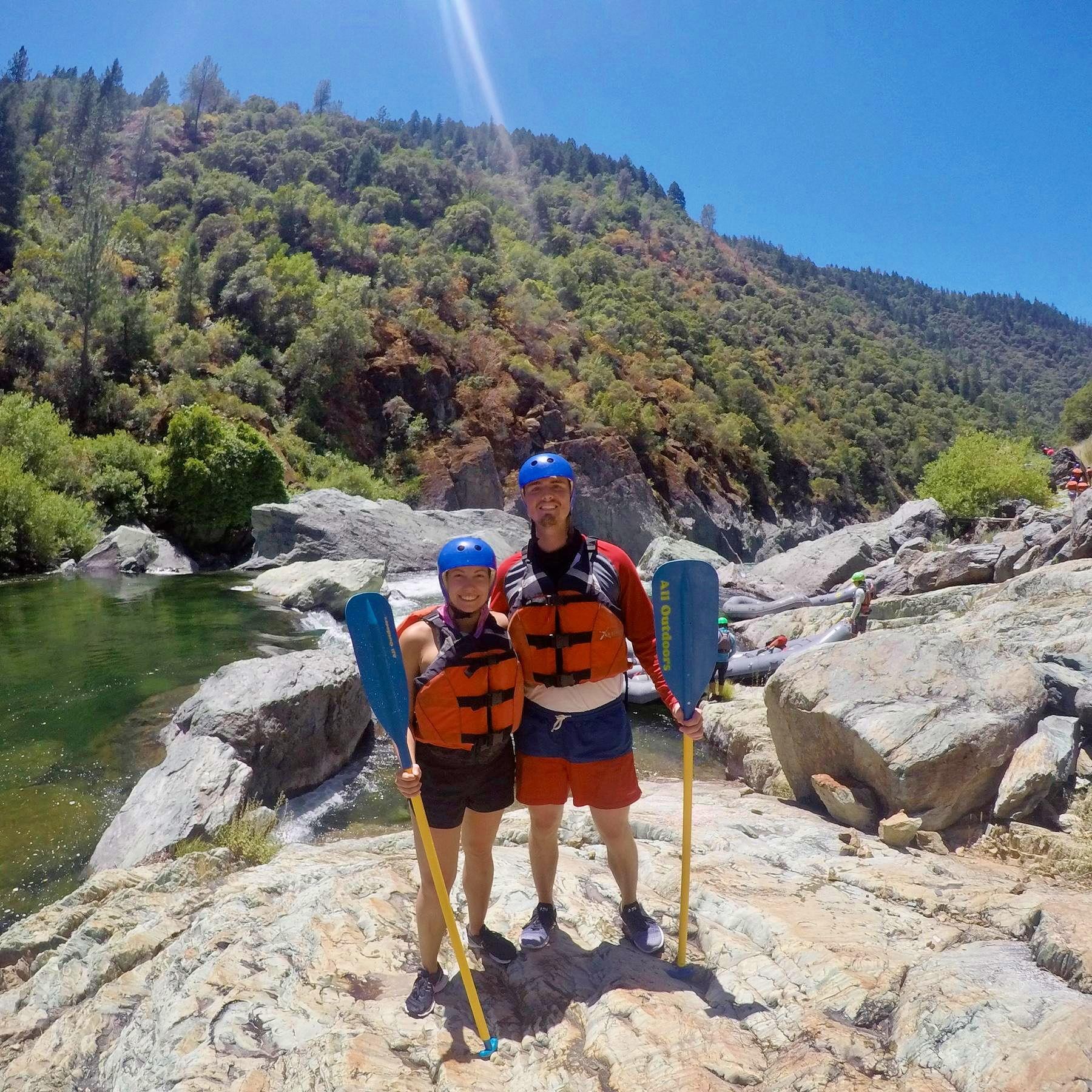 White water rafting on the American River