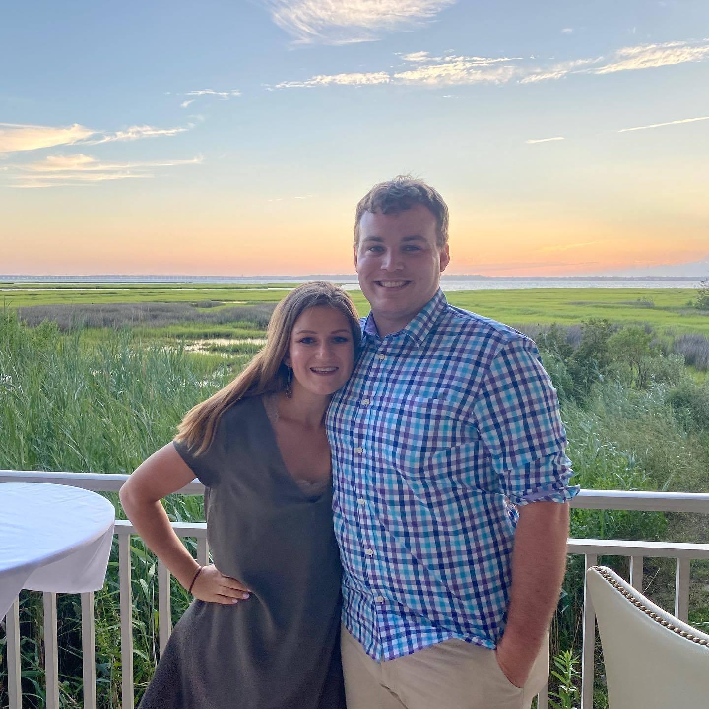 At The Hobbit in Ocean City, MD - the night we got engaged!